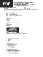 Soal PAS B.Inggris Kelas 3