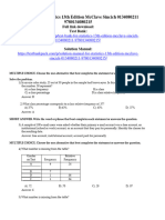 Test Bank For Statistics 13Th Edition Mcclave Sincich 0134080211 9780134080215 Full Chapter PDF