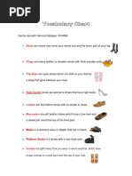 Vocabulary Chart