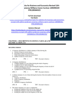 Test Bank For Statistics For Business and Economics Revised 12th Edition Anderson Sweeney Williams Camm Cochran 128584632X 9781285846323