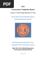 Construction Completion Report Template