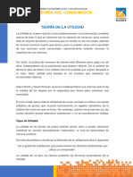 3.1 Teoría de La Utilidad