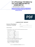 Experiments in Physiology 11Th Edition Woodman Solutions Manual Full Chapter PDF