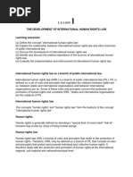 Lesson The Development of International Human Rights Law Learning Outcomes