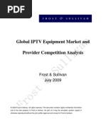 Global IPTV Equipment Market and Provider Competitor Analysis