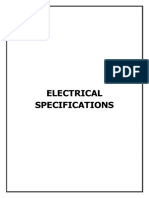 Electrical Specifications