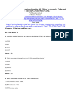 Test Bank For Dosage Calculations Canadian 4Th Edition by Abernethy Pickar and Swart Isbn 0176657150 9780176657154 Full Chapter PDF