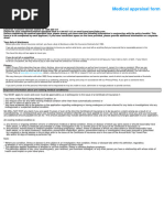 Medical Representative Appraisal Form