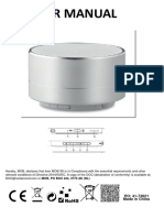 User Manual: PO: 41-73621 Made in China