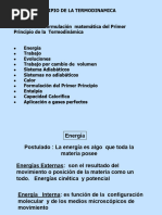 T 2 Primer Principio de La Termodinámica (Teoría)