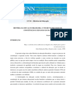 História Da Educação Brasileira - o Negro No Processo de Constituição e Expansão Escolar