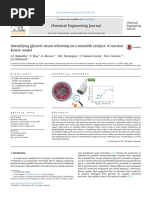 Intensifying Glycerol Steam Reforming On A Monolith Catalyst - A Reaction Kinetic Model