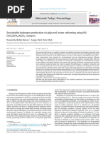 Sustainable Hydrogen Production Via Glycerol Steam Reforming Using Ni - CeO2 - ZrO2 - Al2O3 Catalysts