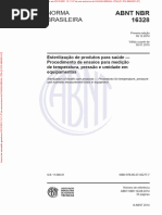 NBR 16328 - Esterilização de Produtos para Saúde