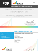 Certificado Gestao Da Qualidade