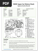 Japan Car History Check Basic Report With Translation - Gws191-5005476