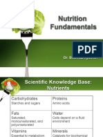 Nutrition Fundamentals: Dr. Shahnaz Ayasrah