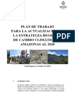 PLAN DE TRABAJO - Actualización ERCC Amazonas Al 2030 - V1