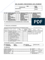 Examen Psicofisico de Ingreso