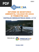 Informe de Monitoreo de Agua