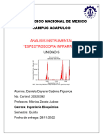 Tema 5, Evaluacion. Espectroscopia Infrarroja.