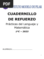 Cuadernillo de Refuerzo 2023