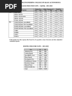 Mepco Schlenk Engineering College Sivakasi (Autonomous) College Fees For Ug/Pg - GQ/MQ - 2021-2022