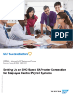 Setting Up An Snc-Based Saprouter Connection For Employee Central Payroll Systems