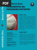 Dossier de Prensa Fundamentos Del Periodismo Deportivo