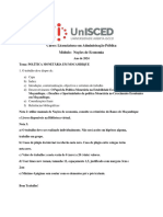 Trabalho de Campo Noções de Economia - 2024