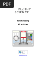 Tensile Testing - All Activities PDF