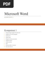 Kompetensi Microsoft Word