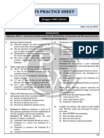 AITS - 02 - Zoology Practice Sheet