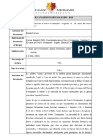 RAE Donald Carson. Una Introducción Al Nuevo Testamento. "Capítulo 25-El Canon Del Nuevo Testamento".