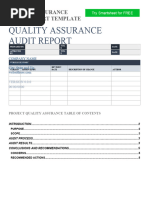 IC Quality Assurance Audit Report 11546 - WORD