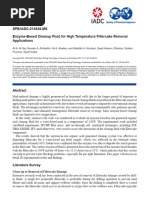 SPE/IADC-214628-MS Enzyme-Based Cleanup Fluid For High Temperature Filtercake Removal Applications