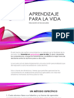 Aprendizaje para La Vida Powerpoint