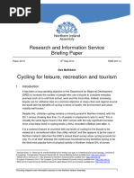 Cycling For Leisure, Recreation and Tourism