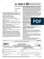 What Is Form 1040-V?