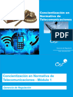 Capitulo 1 Concientizacion en Normativa de Telecomunicaciones