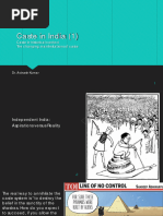 Caste in India Lecture 5