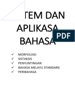 Sistem Dan Aplikasi Bahasa