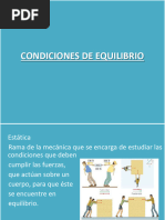 Condiciones de Equilibrio