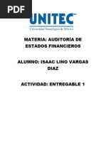 Entregable 1 - Isaaclvargasd - Auditoría de Estados Financieros