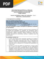 Guía de Actividades y Rúbrica de Evaluación - Unidad 2 - Fase 3 - Valoración y Relacionamiento