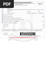 Indian Income Tax Updated Return Acknowledgement 2021-22: Assessment Year