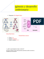 Gametogénesis y Desarrollo Embrionario