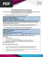 Guide For The Development of The Practical Component and Evaluation Rubric - Phase 2 - Educational and Pedagogical Practice