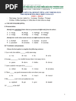 Tiếng Anh 7 Friends Plus - Unit 3 - Test 5