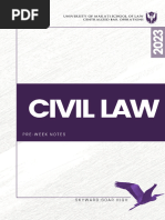 UMak BarOps Pre-Week Notes - Civil Law